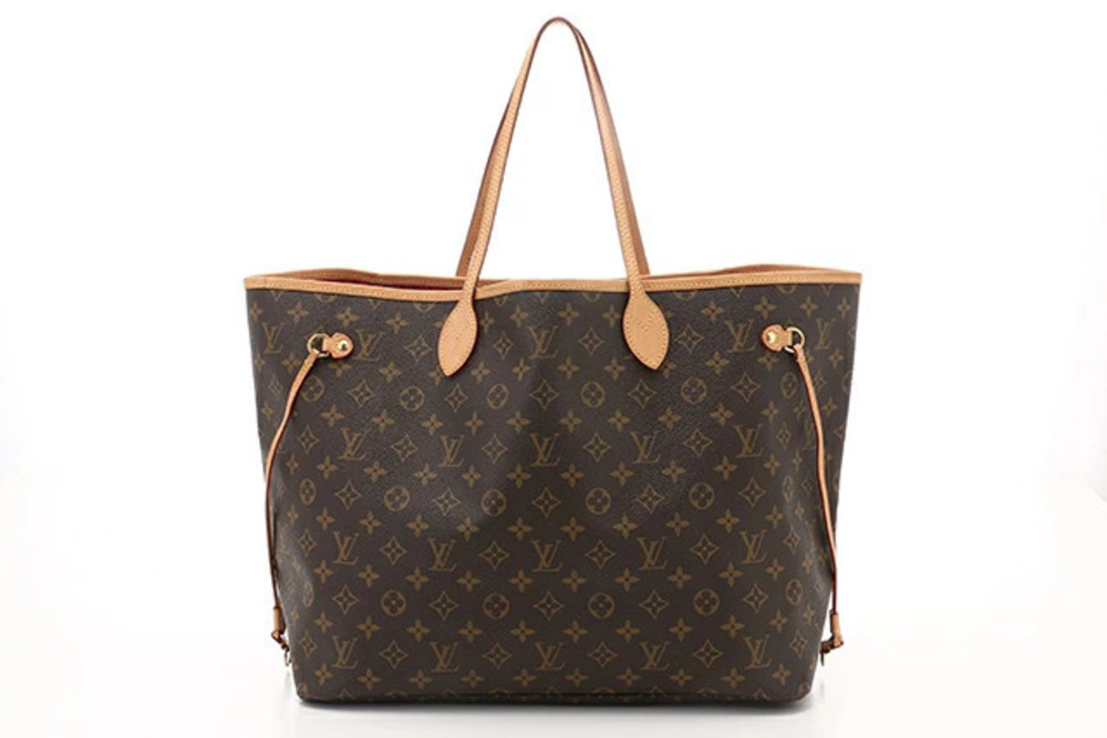 LOUIS VUITTON Neverfull Monogram Fuschia Pink Tote Bag